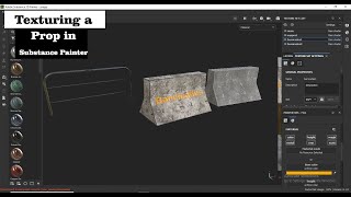 Texturing In Substance Painter I How To Texture A Prop [upl. by Almeida608]