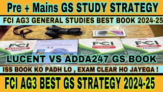 How to study GS For FCI AG3 202425   FCI Ag3 GS Strategy  gs for fci ag3 [upl. by Adyht]