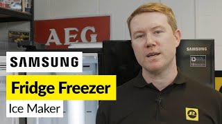 Fitting a New Fridge Ice Maker  Samsung Ice Maker EASY Guide [upl. by Maillij]