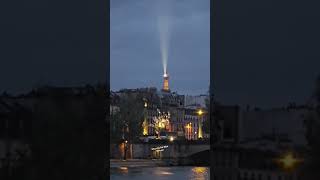 Eiffel Tower eiffeltowernightview riverseine beautifulview travel ytshorts shortsfeed [upl. by Finnegan]