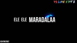 😍 Ele Ele Maradala Song Blacksreen Lyrics WhatsApp Status  Annamayya Songs  Nagaarjuna Ramya [upl. by Aelyak]