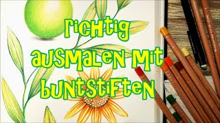 richtig ausmalen mit buntstiften [upl. by Rasaec131]