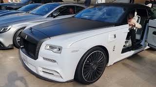 Mansory Rolls Royce Wraith Matte Pearl White all out Mansory 4k 60p [upl. by Camala302]