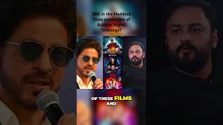 SRK in the next Maddock Films production movies podcast bollywood boxoffice srk [upl. by Ramsey]