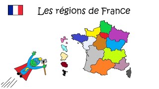 Les régions de France  Apprendre avec Créathor [upl. by Nisay756]