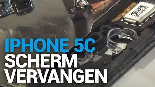 iPhone 5c scherm en LCD vervangen  Fixjenl [upl. by Meisel302]