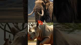 Mammoth vs Animals vs Dinosaurs T Rex Lion Tiger [upl. by Akihdar]