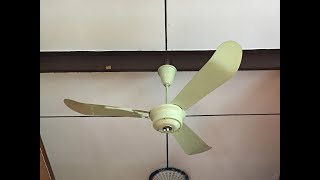 56quot Mitsubishi Ceiling fan Model K651965 พัดลมเพดานมิตซูบิชิ รุ่นหัวจุกฝาบน 56 นิ้ว พศ2508 [upl. by Sikleb]