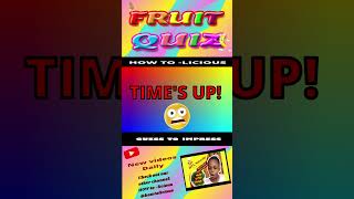 Fruit 101 The seeds cozy little apartment 🏡  Fruit Quiz 204 fruitquiz fruitfacts [upl. by Rene]