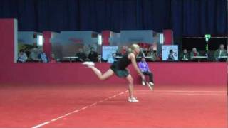 Michaella Krajicek vs Beatriz GarciaVidagany service game  Porsche Tennis Grand Prix 2011 [upl. by Maite]