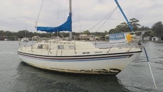 Roberts 25 pocket Cruising Yacht  Walkthrough [upl. by Aurie371]