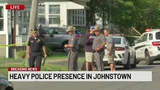 Heavy police presence in Johnstown [upl. by Catlaina]