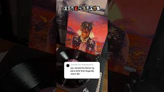 Spinning Juice WRLD Titanic on Vinyl ❤️‍🔥 juicewrld vinyl [upl. by Dnamra151]