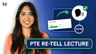 PTE Speaking 9090 Tips amp Tricks  Retell Lecture [upl. by Teyut]