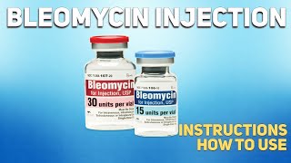 Bleomycin injection how to use Uses Dosage Side Effects Contraindications [upl. by Redla854]