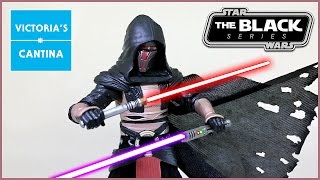 STAR WARS The Black Series 6quot DARTH REVAN Review [upl. by Elhsa]