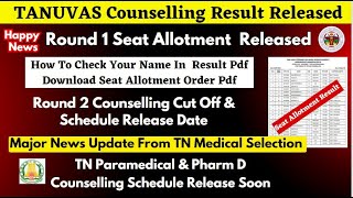 📢Major News Update From TN Medical Selection  Tanuvas Counselling 2024 Result Released [upl. by Devinne182]