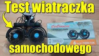 Test wiatraczka samochodowego [upl. by Thomasa637]