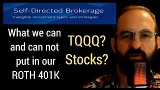 What can we put in our Roth 401K [upl. by Novyad266]