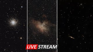 Clusters and galaxies and nebulas oh my Live observing stream with Seestar S50 [upl. by Tabitha]