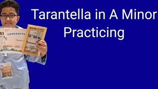 Tarantella in A Minor practice piano repertoire ripc2024 [upl. by Nevin180]