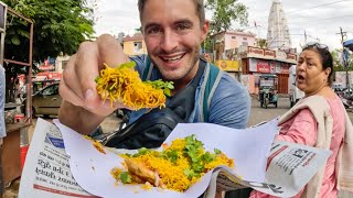 INSANE Indian Street Food 🇮🇳 035 Sev puri Aloo tikki Dosa [upl. by Amund]