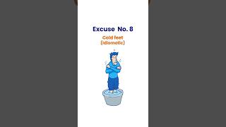 Cold feet  Excuse No 8 businessidioms englishlanguage [upl. by Hilarius]