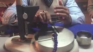 How to use lapidary machine hand mast [upl. by Allemac]