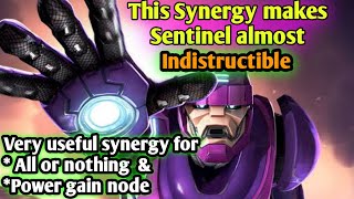 This Synergy makes Sentinel almost Indistructible Great Synergy MCOC [upl. by Pagas]