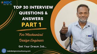 Mechanical design Engineer interview questions amp answers  Tamil design interview  MDC ENGG [upl. by Anselmi]