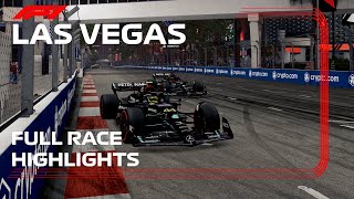 F1 23  Las Vegas 100 Full Race Replay [upl. by Cristal]