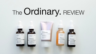 The Ordinary Review Pt 2  Retinoid Vitamin C LacticAzelaic Acid Rose Hip Oil [upl. by Nertie]