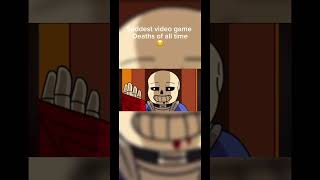 Saddest video game deaths of all time😔Not minefyp sad saddest sans [upl. by Jollanta]