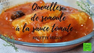 Comment faire des quenelles de semoule maison et vegan [upl. by Airotkciv]