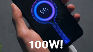 The Worlds FASTEST Charging Phone Xiaomi 100w charger [upl. by Aiceled182]