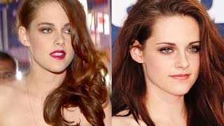 Kristen Stewart and Auburn Hair Color [upl. by Ahsieit563]