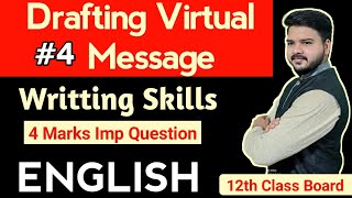 English Drafting Virtual message Important Question  English Writing skills  Jitesh sir [upl. by Antonius190]