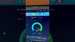 JIO FIBER 500 Mbps Plan jio jiofiber jiofiberspeedtest jiointernetspeed speedtest [upl. by Jonell187]