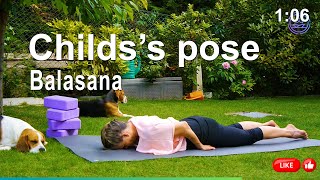 Balasana Yoga Pose Achieve Instant Relaxation and Inner Peace [upl. by Ahsinahs969]