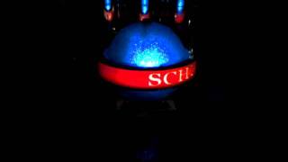 Vintage Schlitz rotating bar globe [upl. by Lehcir]