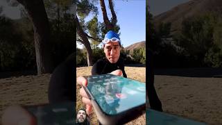 Phone Hack in Question Is Your Phone Really Water Resistantfunny viralvideo shorts live [upl. by Selrahc]