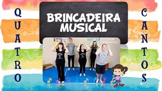 Brincadeira Musical QUATRO CANTOS DoReMiPaty Musicalização Infantil [upl. by Avonasac769]