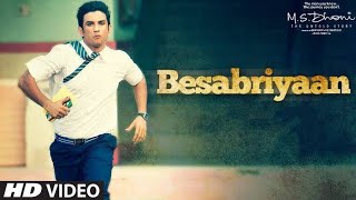 BESABRIYAAN lyrics video Song  Sushant Singh Rajput  My Music Station [upl. by Salokin]