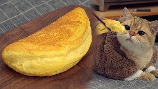 Super Fluffy Souffle Omelette [upl. by Yekcim]