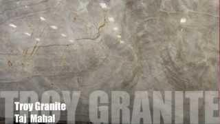 Taj Mahal granite countertop by Troy Granite [upl. by Labanna263]