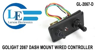 GL2067D Dash Mount Remote Control for Golight 2067 Spotlight [upl. by Enoid646]