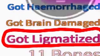 How to get ligmatized easy Roblox broken bones iv [upl. by Llovera]