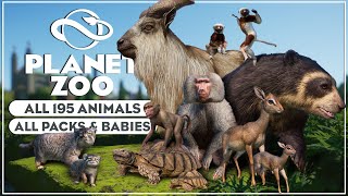 ALL 195 Planet Zoo Animals and Babies REVEALED [upl. by Rama]