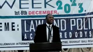 Nigerian Bar Association Jos Branch 2023 LAW WEEK [upl. by Nnylrefinnej]