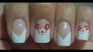 Unhas Decoradas Fácil Manual Bela e Simples Nail Art [upl. by Ettelorahc530]